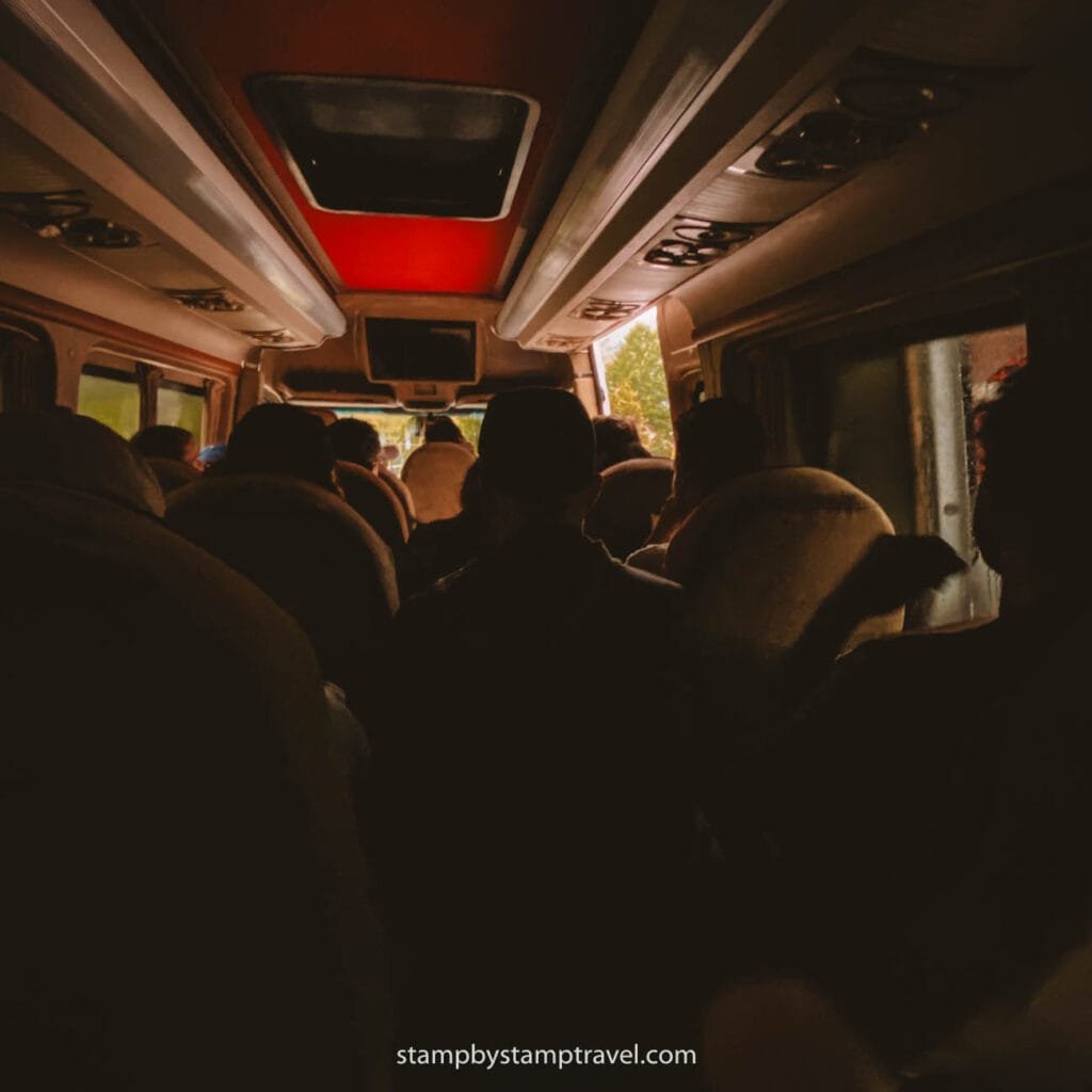 Autobús a los alpes albaneses