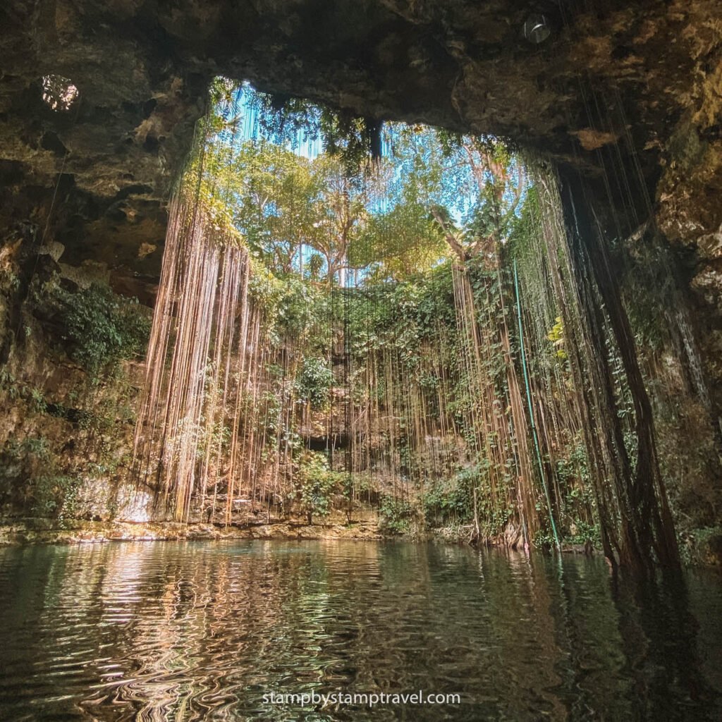 Cenote Ik-Kil en Yucatán México