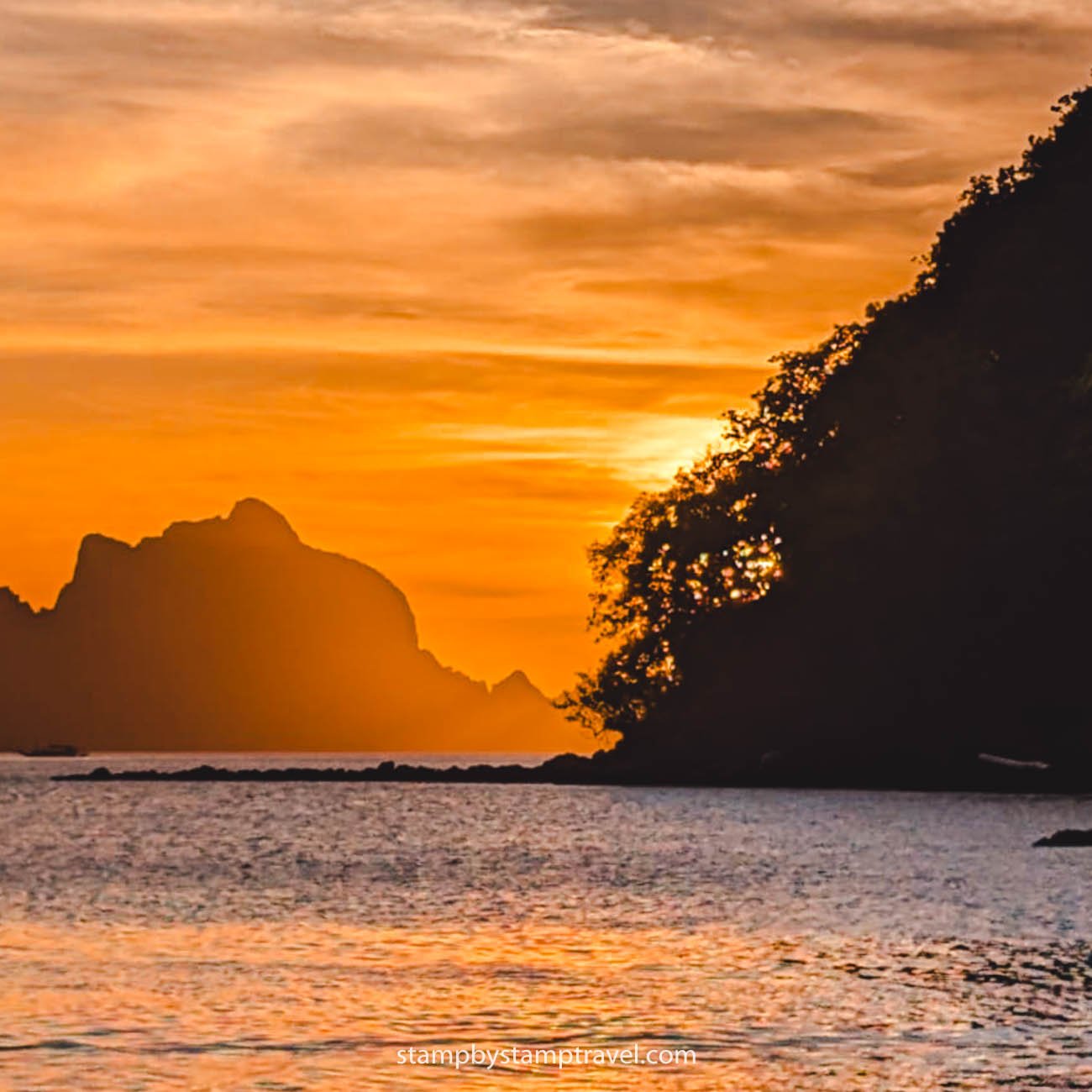 Atardecer en El Nido