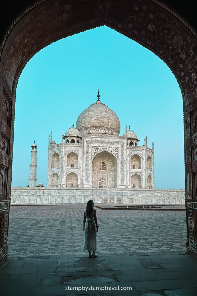 Leyre en el Taj Mahal en Agra