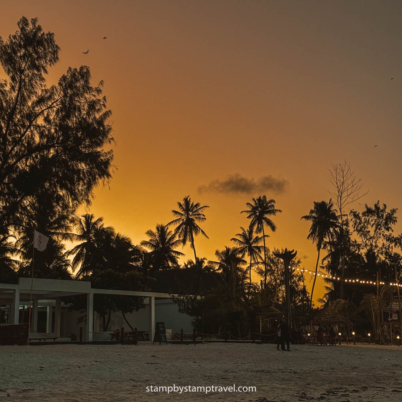 Atardecer en Paje Beach Zanzíbar