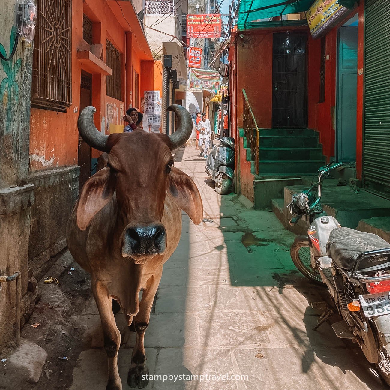 Benares en India y sus calles