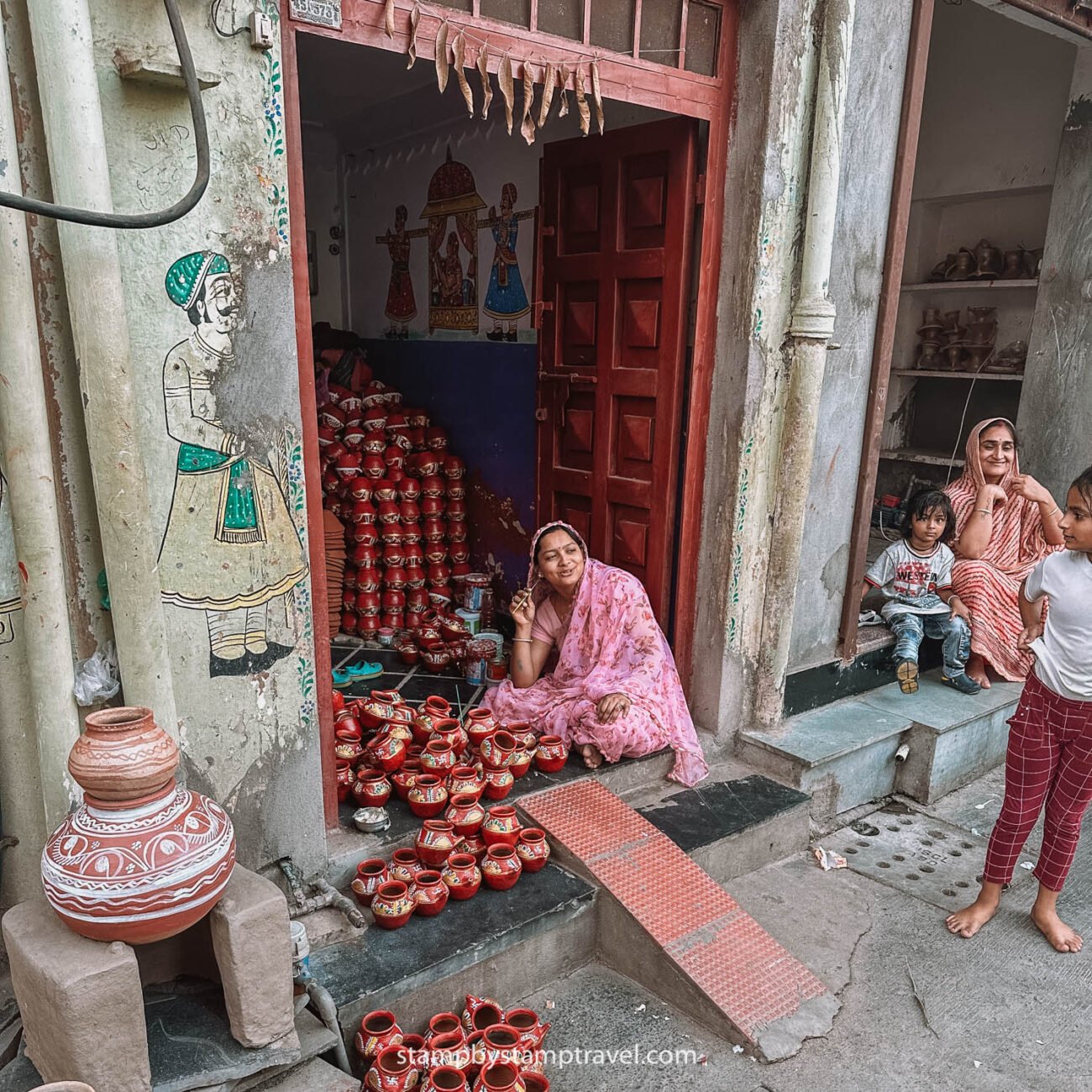 Calles de Udaipur en el viaje a India en 15 días