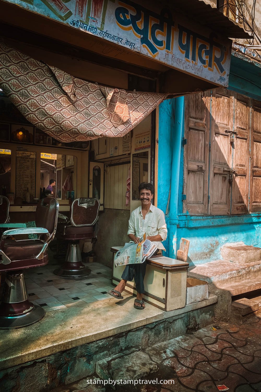 Ciudad Azul en el viaje a India