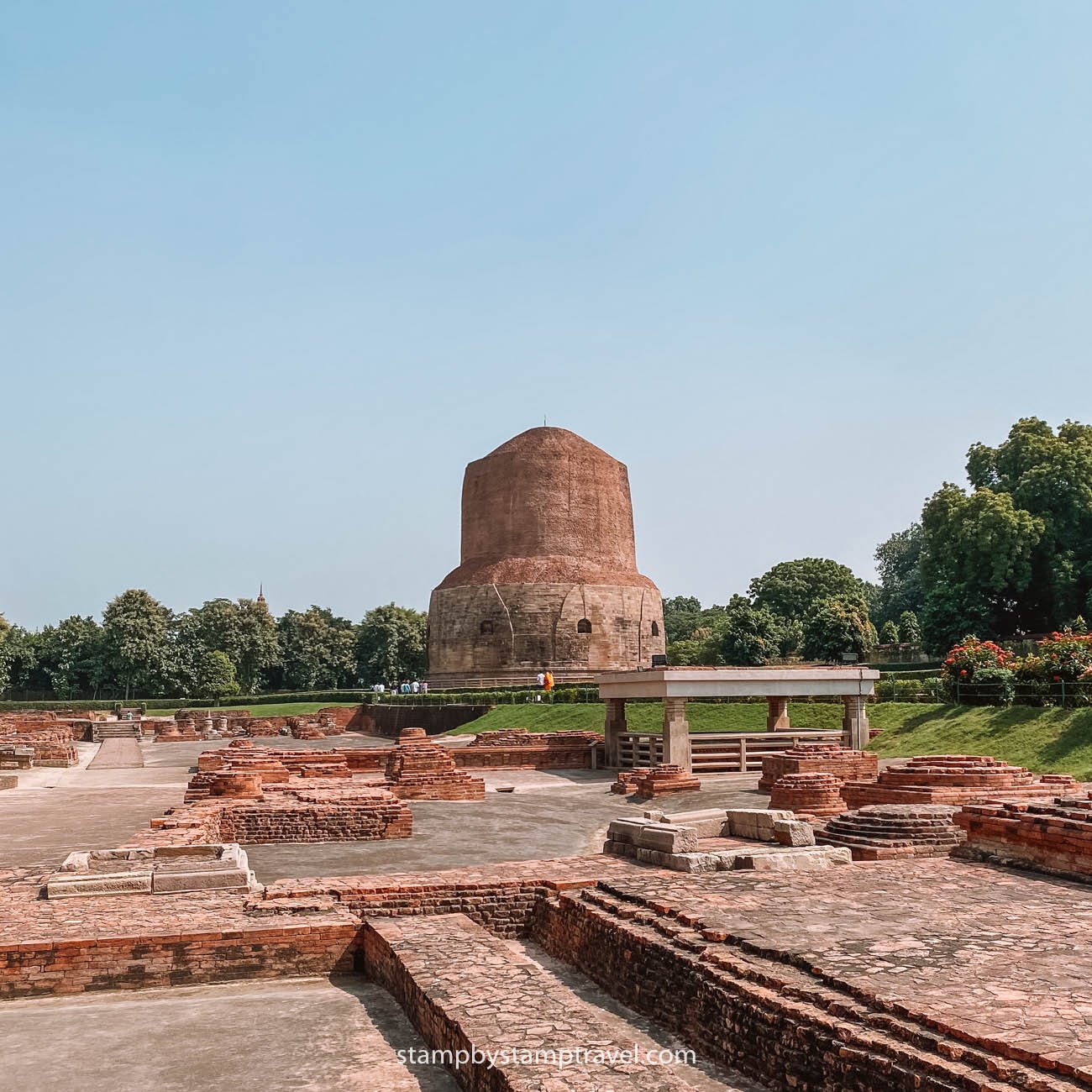 Estupa Dhamek en Sarnath, Benarés