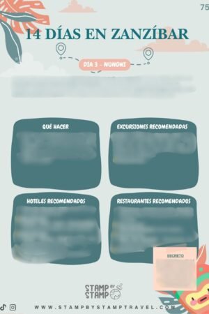Guía de Zanzíbar Itinerario