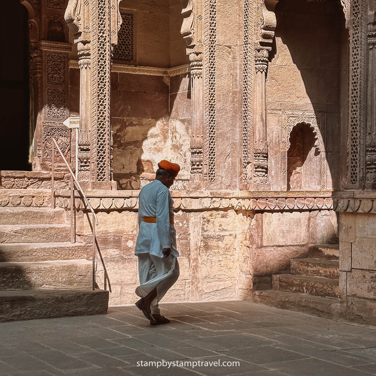 Interior de la fortaleza Mehrangarh
