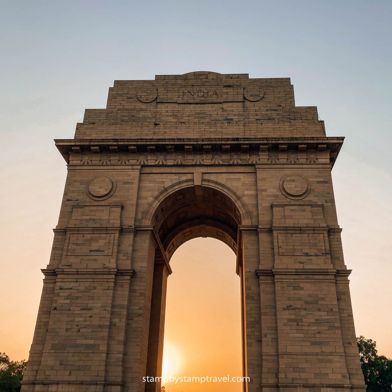 La puerta de la India en Delhi