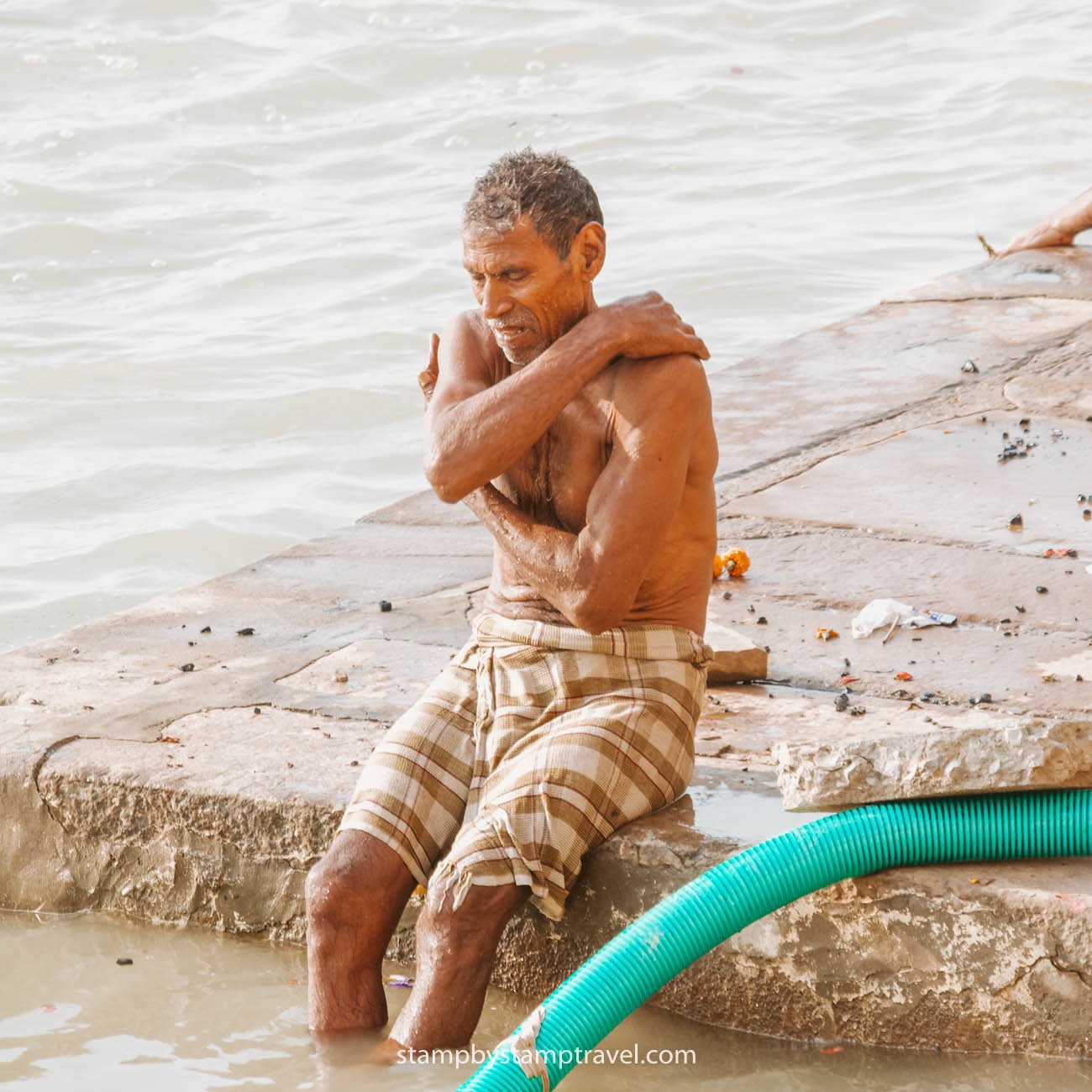 Rituales en Benarés, India