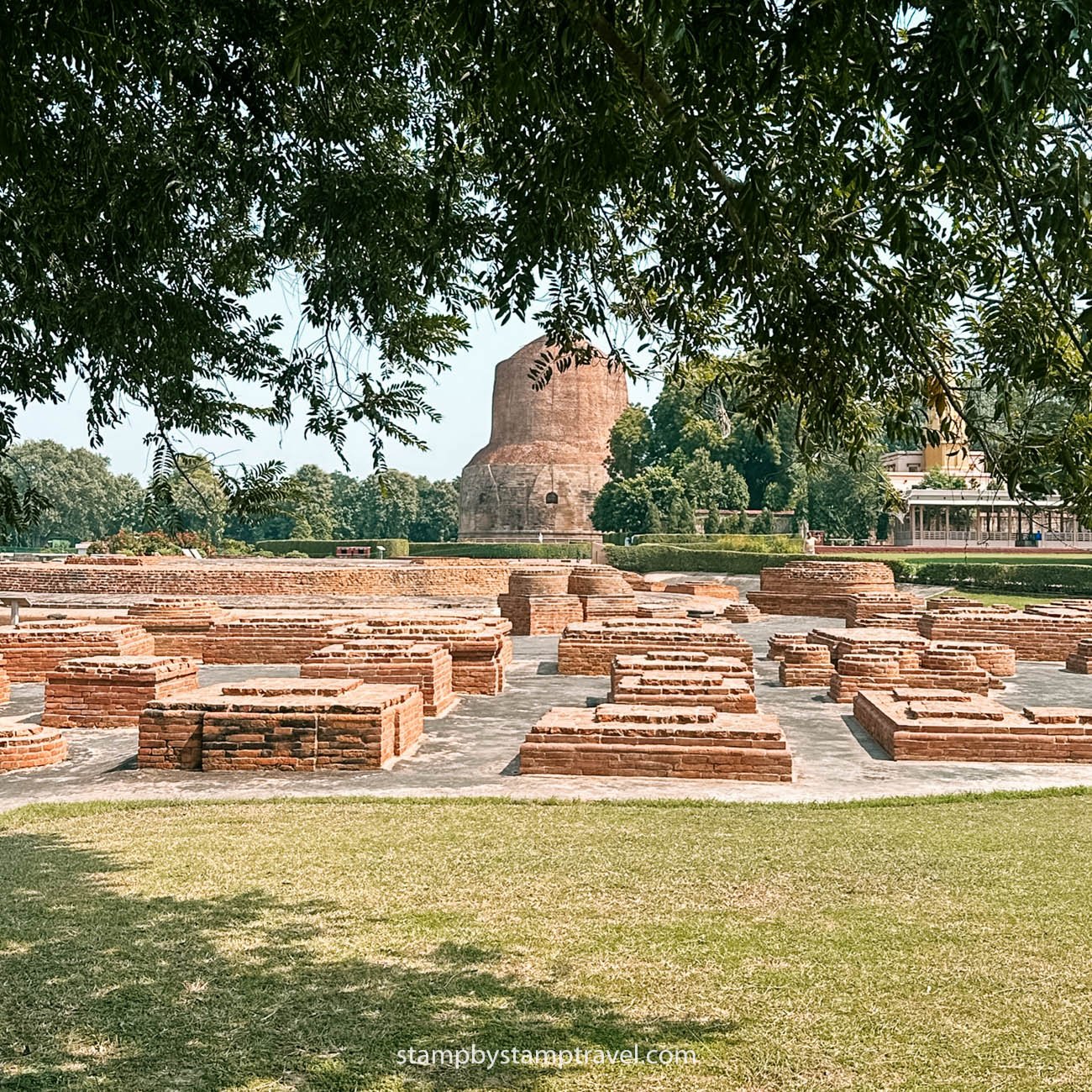 Ruinas en Sarnath Benarés