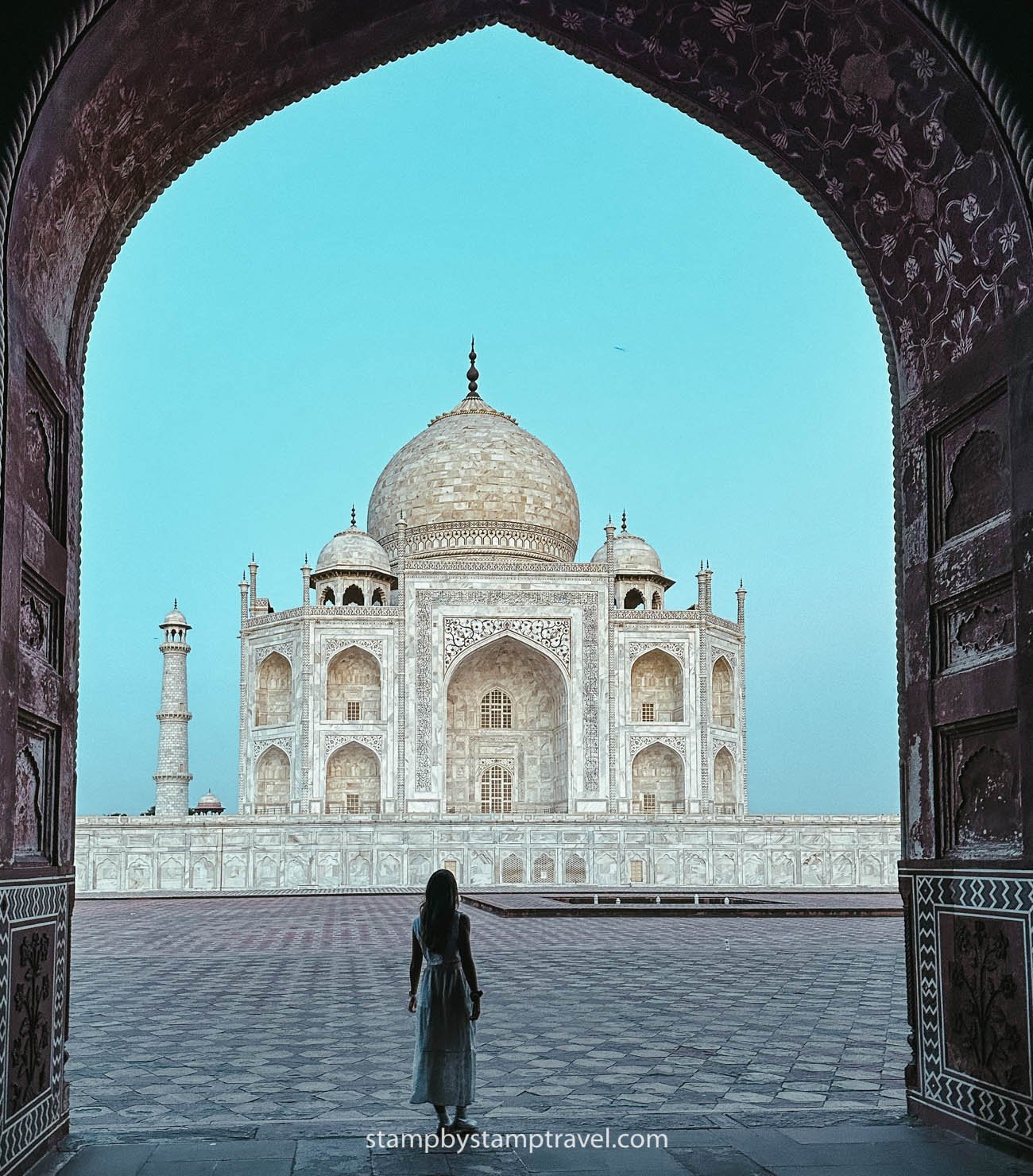 Taj Mahal desde el lado este