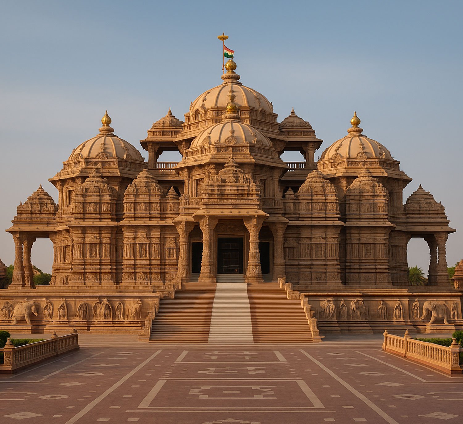 Templo de Akshardham en Delhi