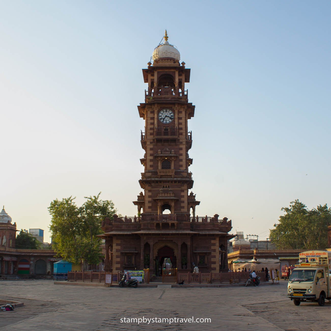 Torre en Jodhpur en el viaje a India