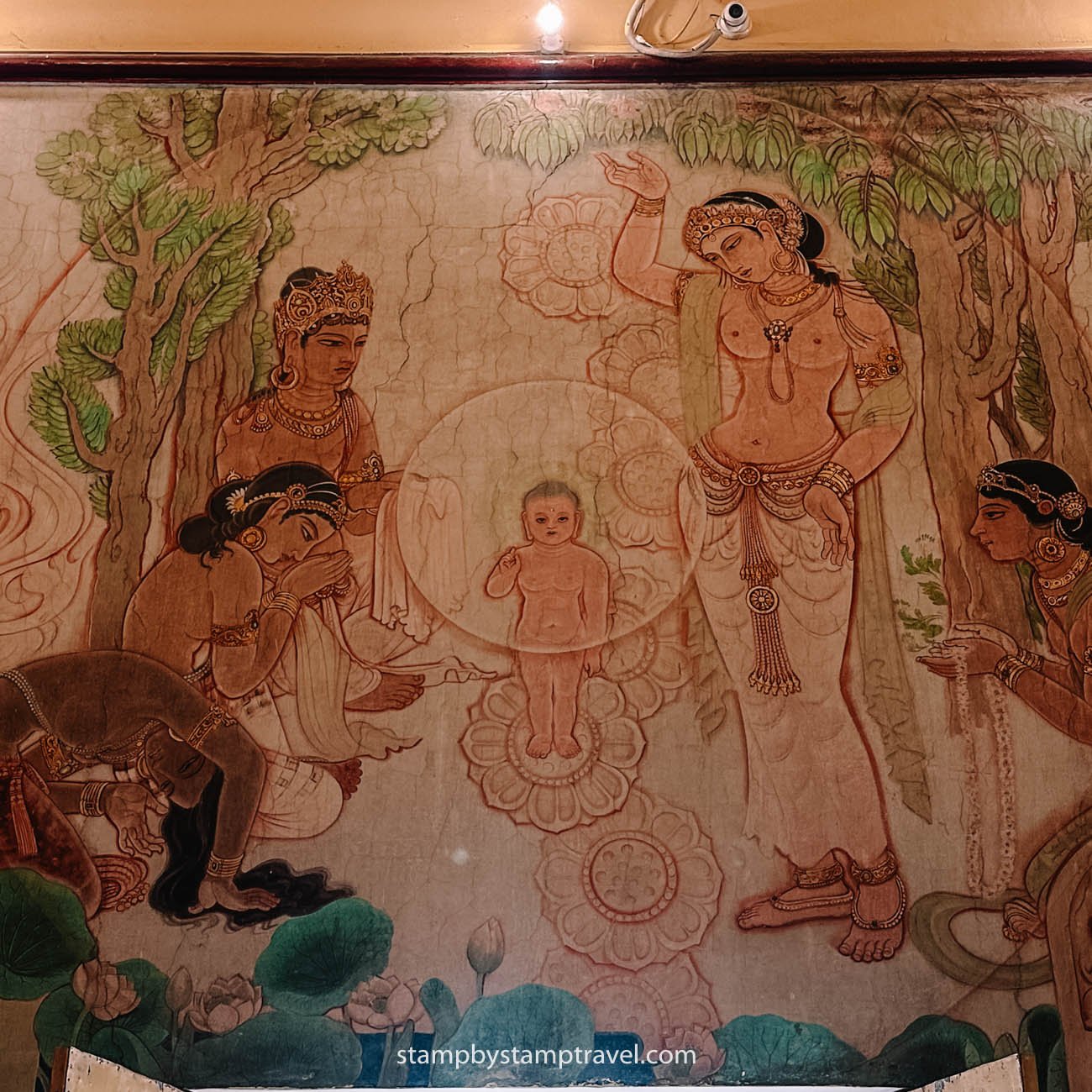 Vida de Buda en Sarnath Benarés