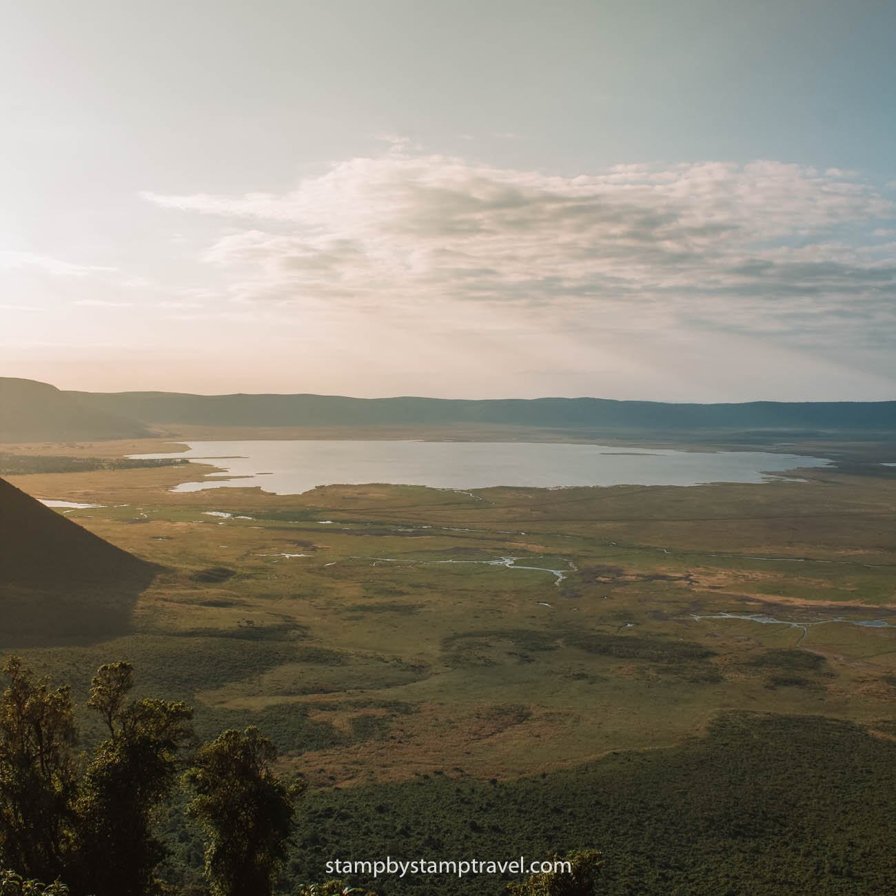 Vistas del cráter de Ngorongoro