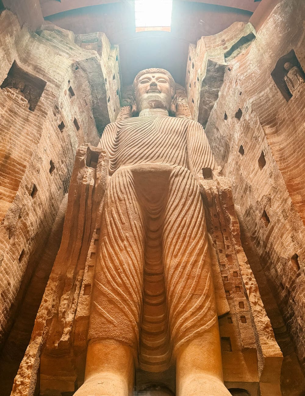 Buda medicina en el Buda Gigante de Leshan