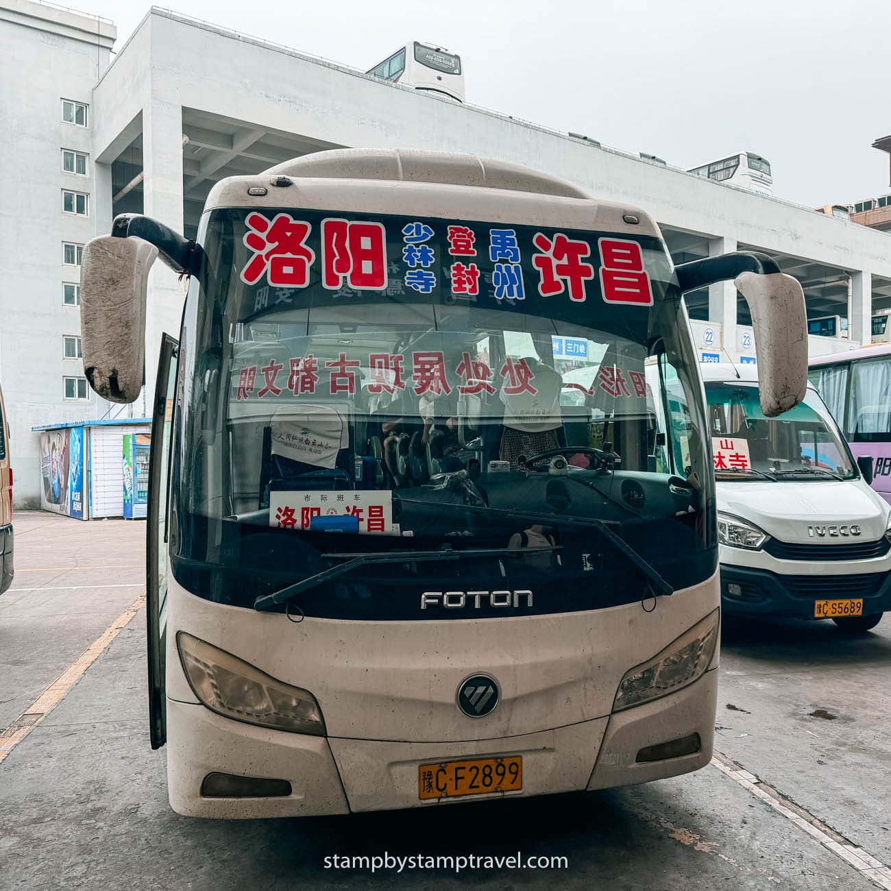 Bus al Templo Shaolin en China