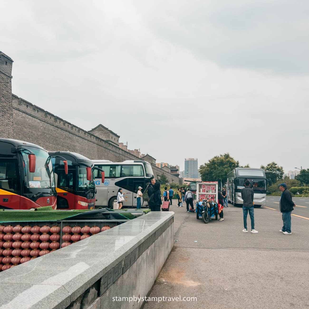 Buses turísticos en Datong