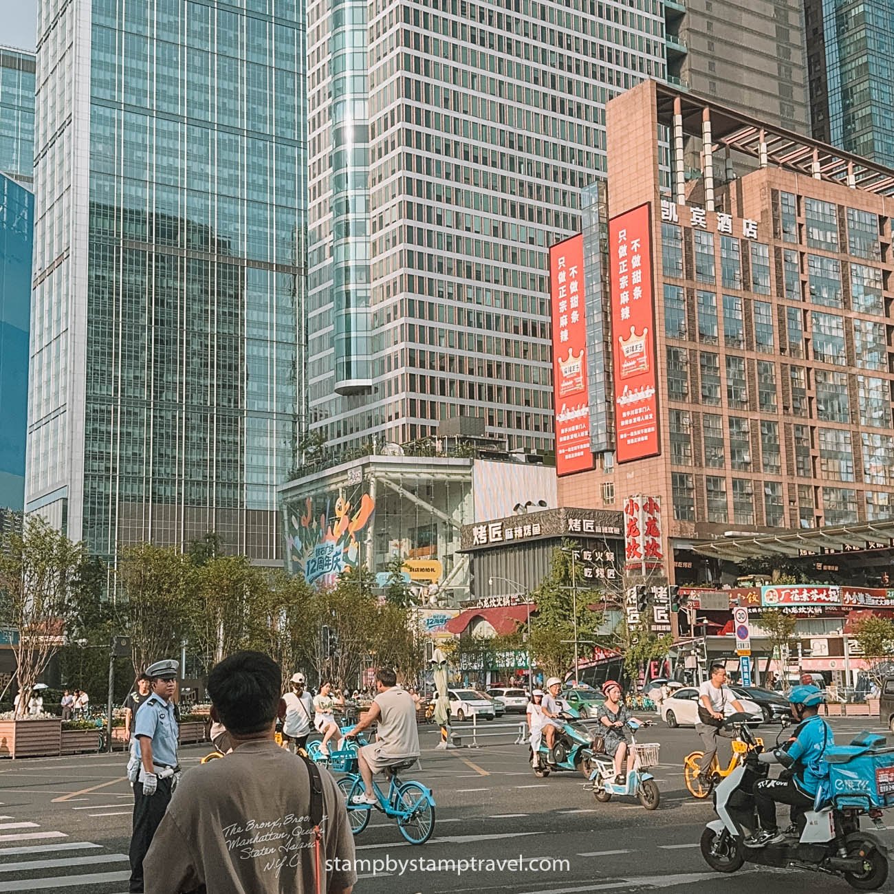 Moverse por Chengdu en China