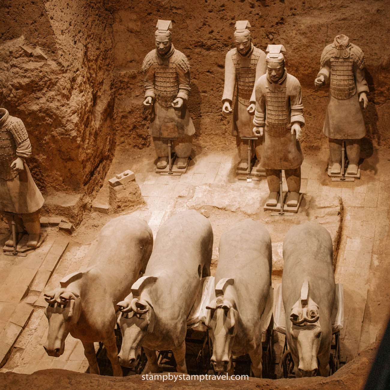 Tercer foso de los Guerreros de Terracota