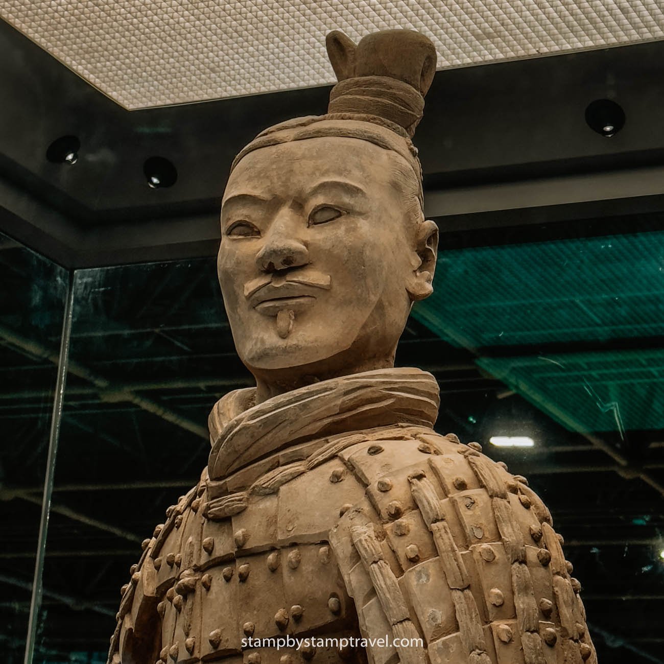 Guerrero de Terracota expuesto