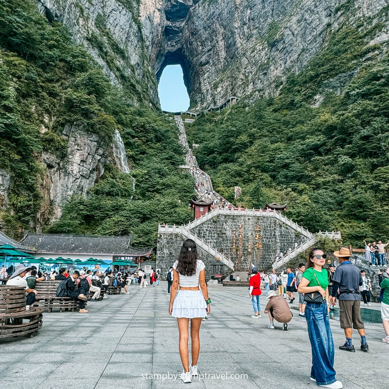 Leyre en la montaña de Zhangjiajie