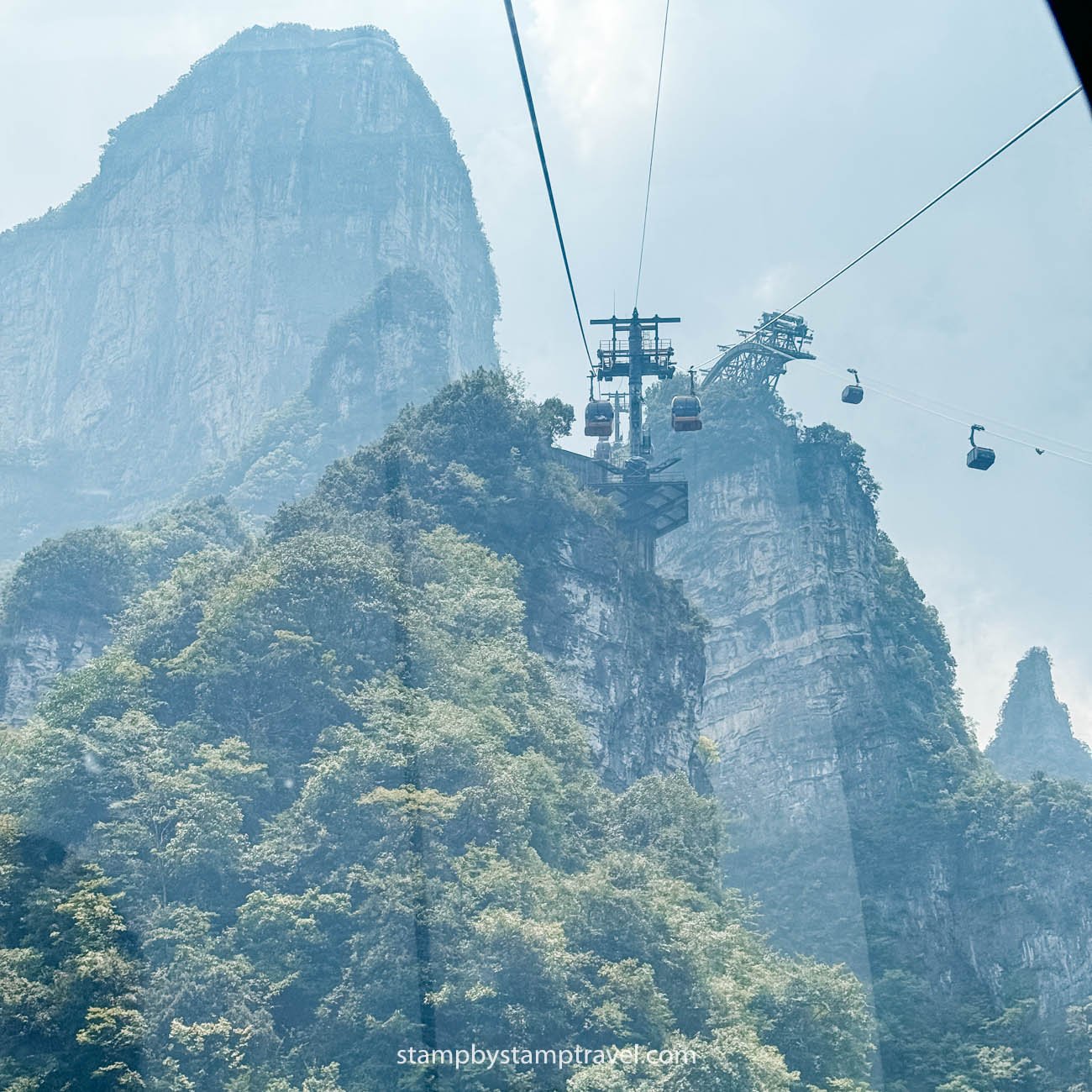 Teleférico de la montaña de Zhangjiajie