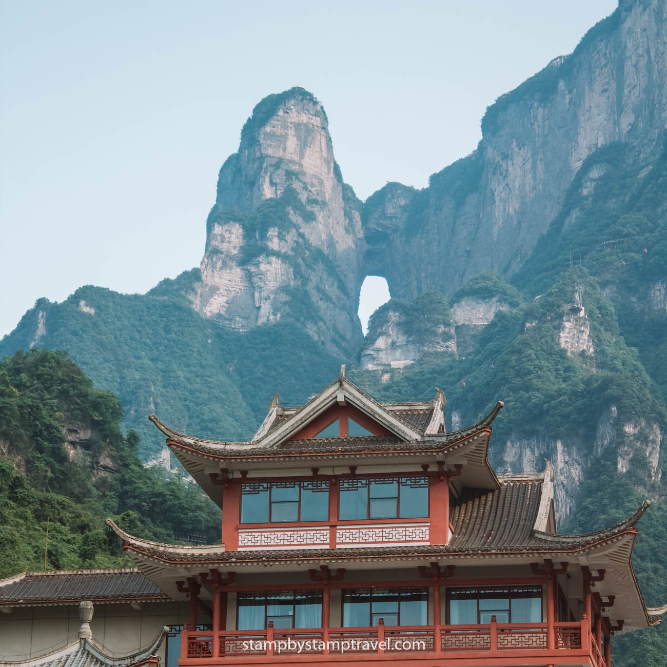 Montaña Tianmen en el itinerario de Zhangjiajie