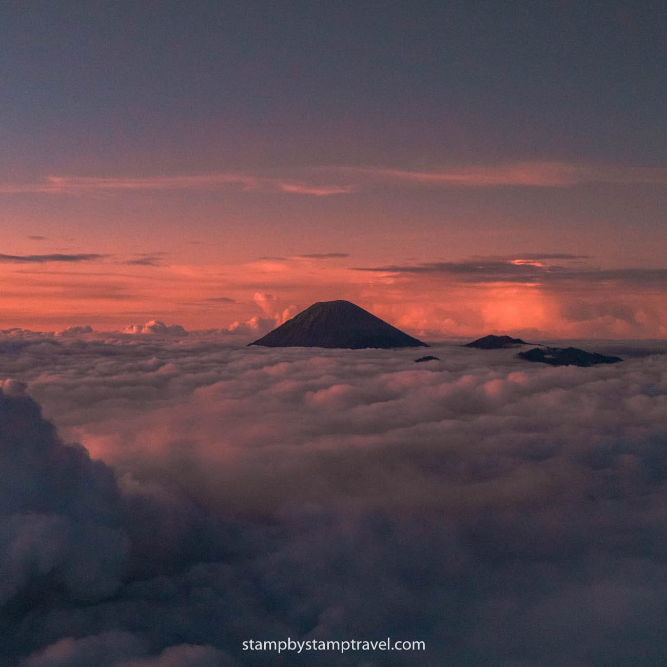 Amanecer desde el Monte Bromo