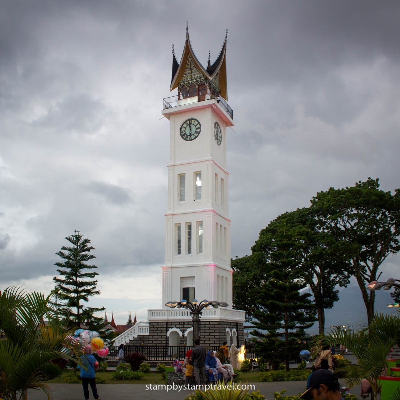 Bukittinggi en la Isla de Sumatra