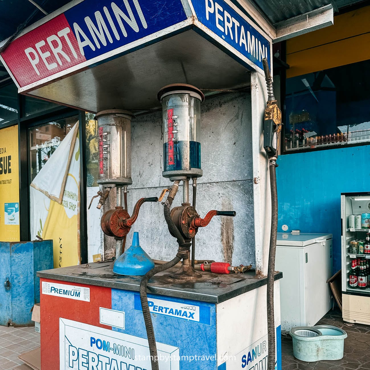 Gasolina para las motos de alquiler en Bali