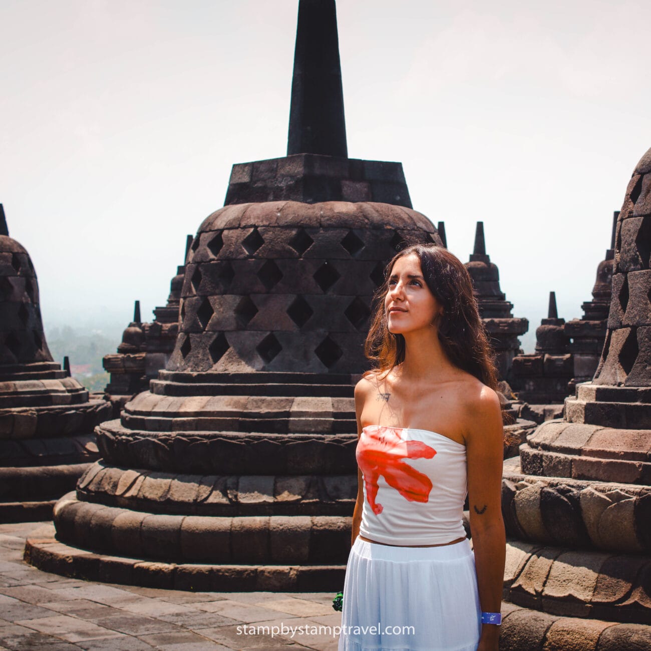 Leyre en Borobudur en East Java