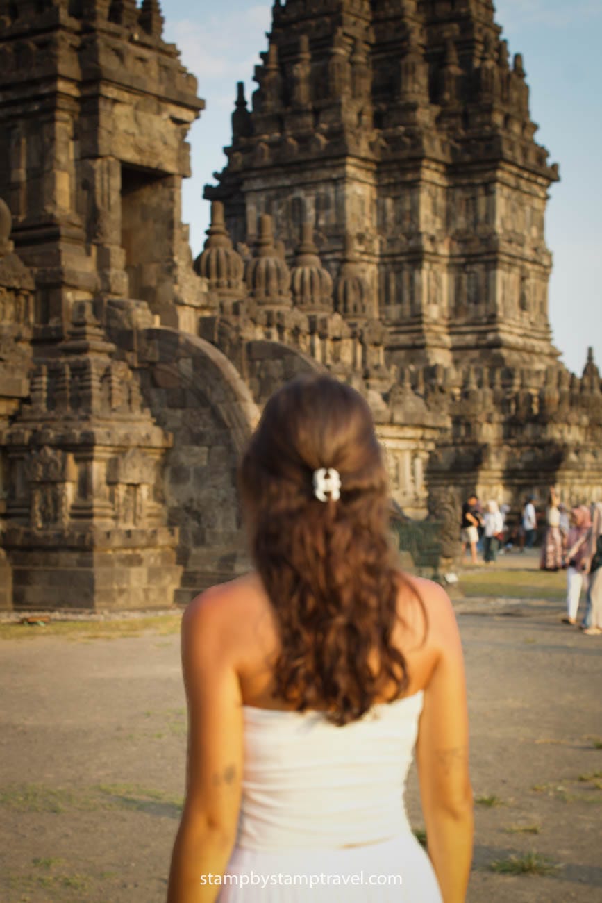 Leyre en el Templo Prambanan