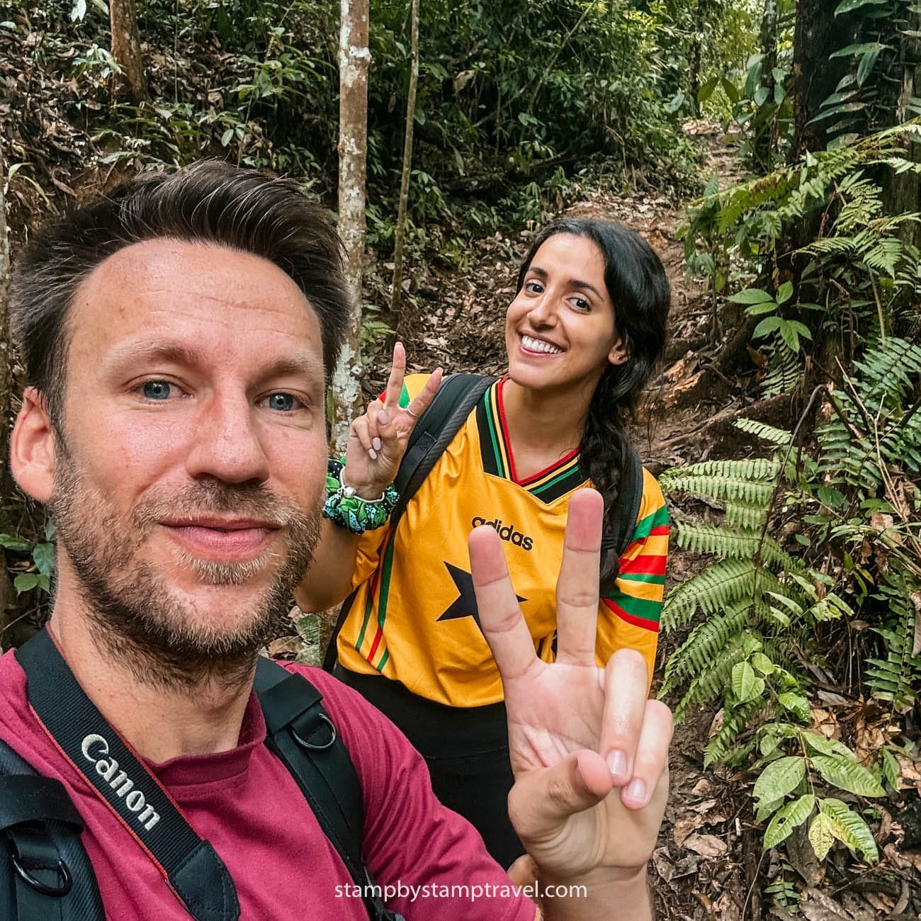 Leyre y Urko en la ruta por Sumatra