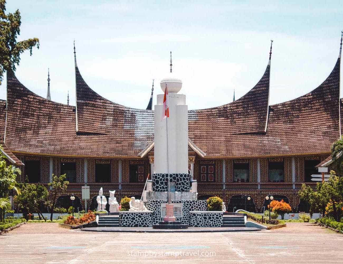 Museo en Padang de la ruta de Sumatra