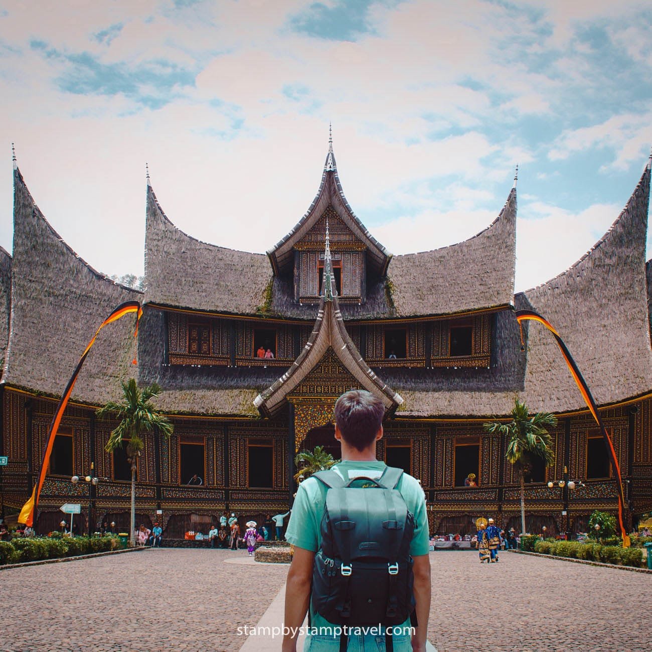 Pagaruyung en la Isla de Sumatra