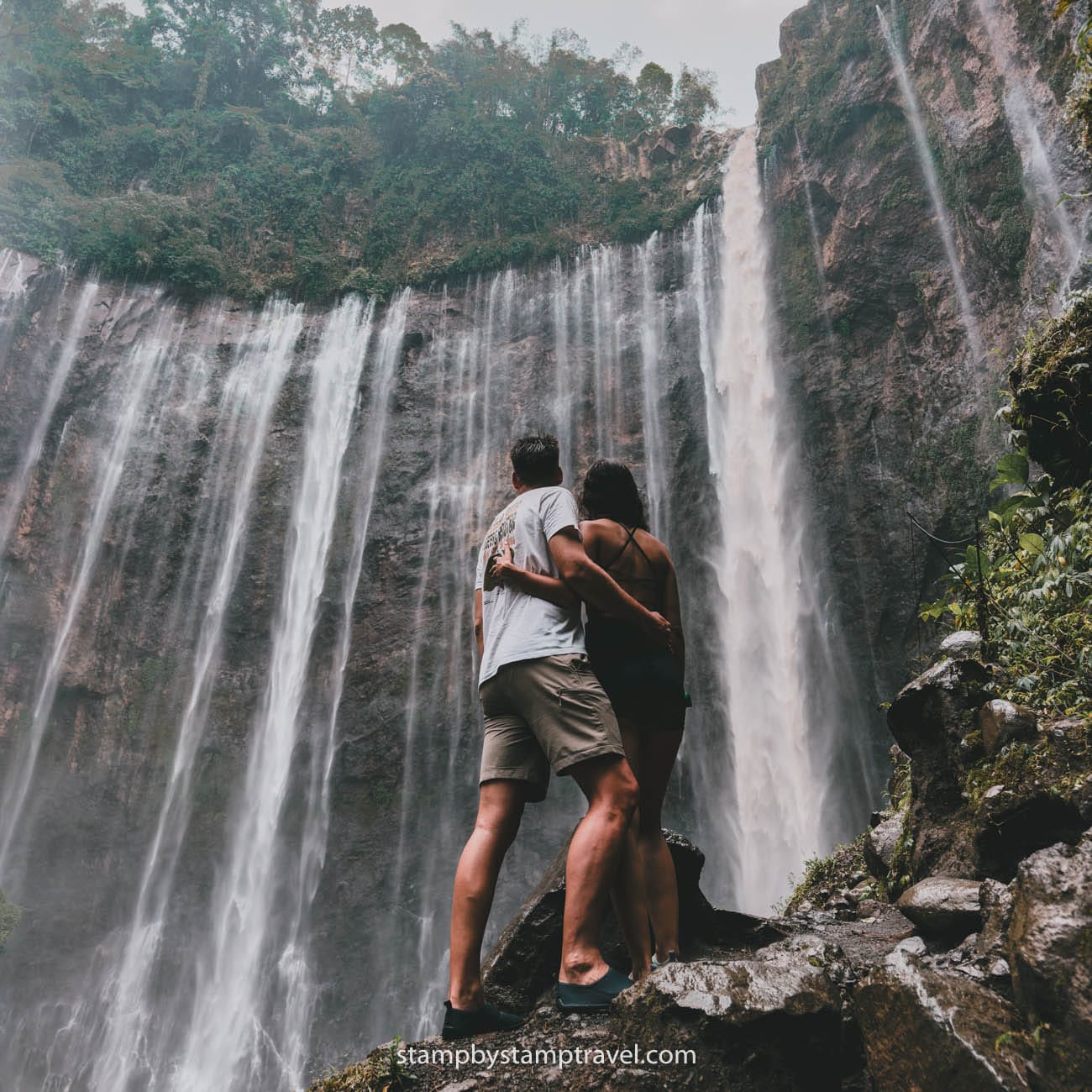 Tumpak Sewu en la ruta por Java