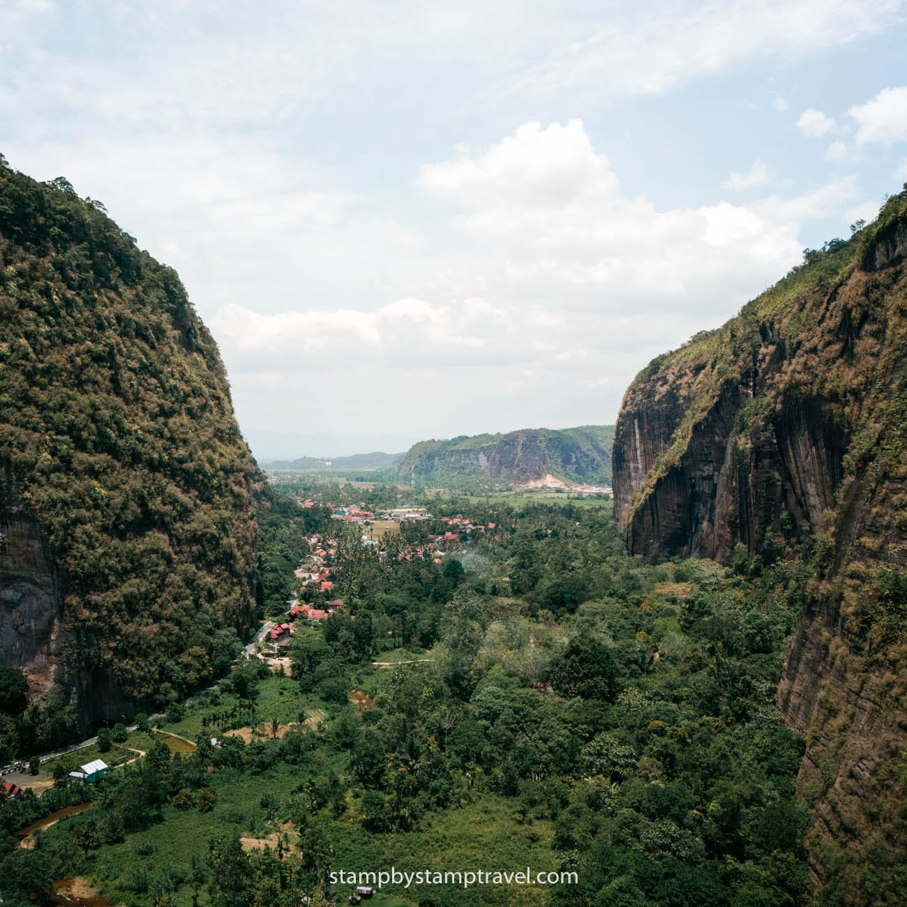 Harau Valley en Sumatra, Indonesia