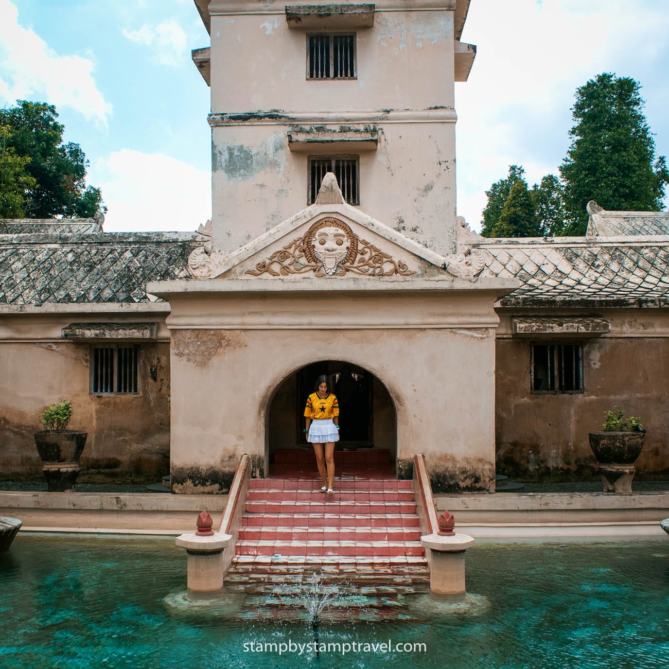 Leyre en Yogyakarta durante la Ruta por East Java