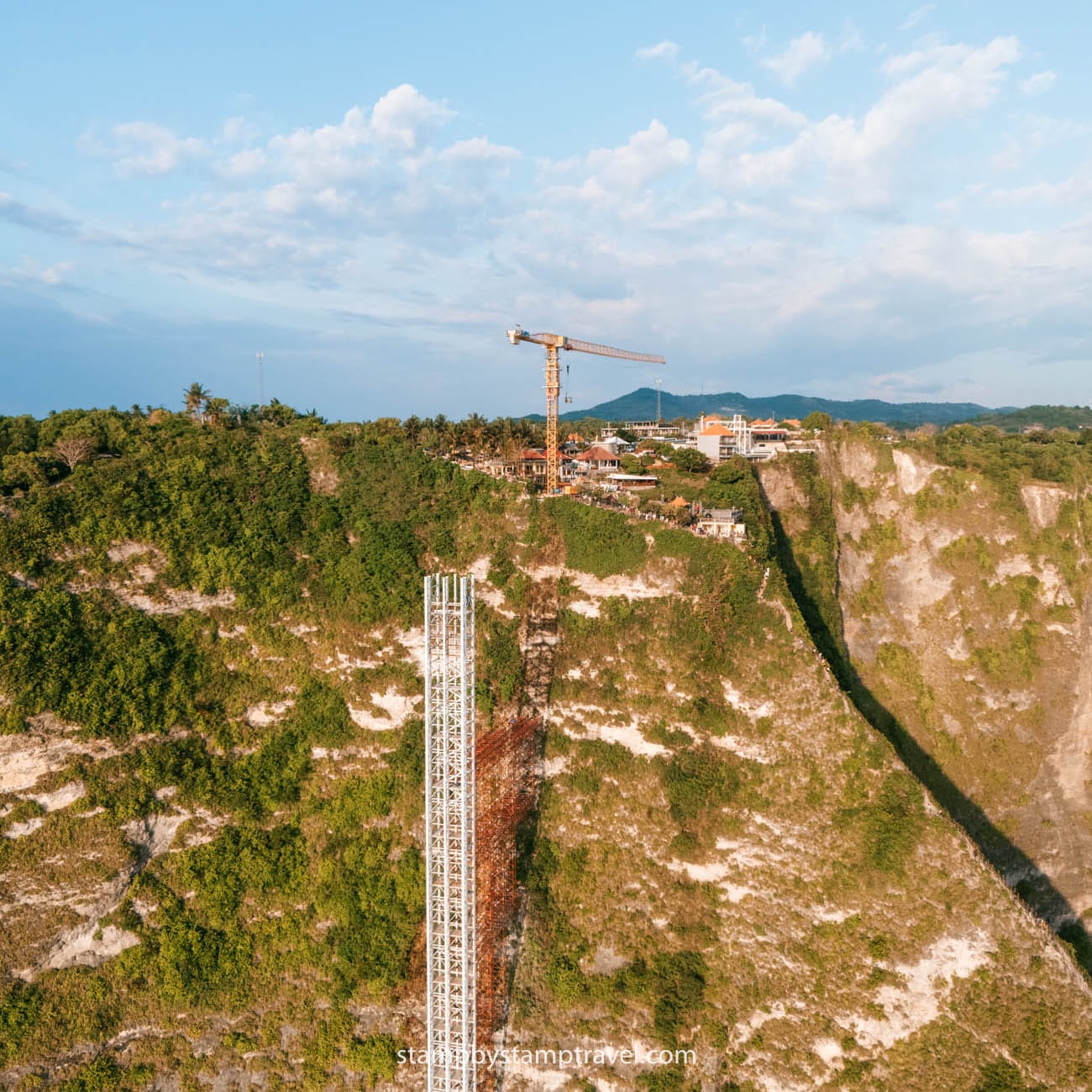 Ascensor en Kelingking Beach