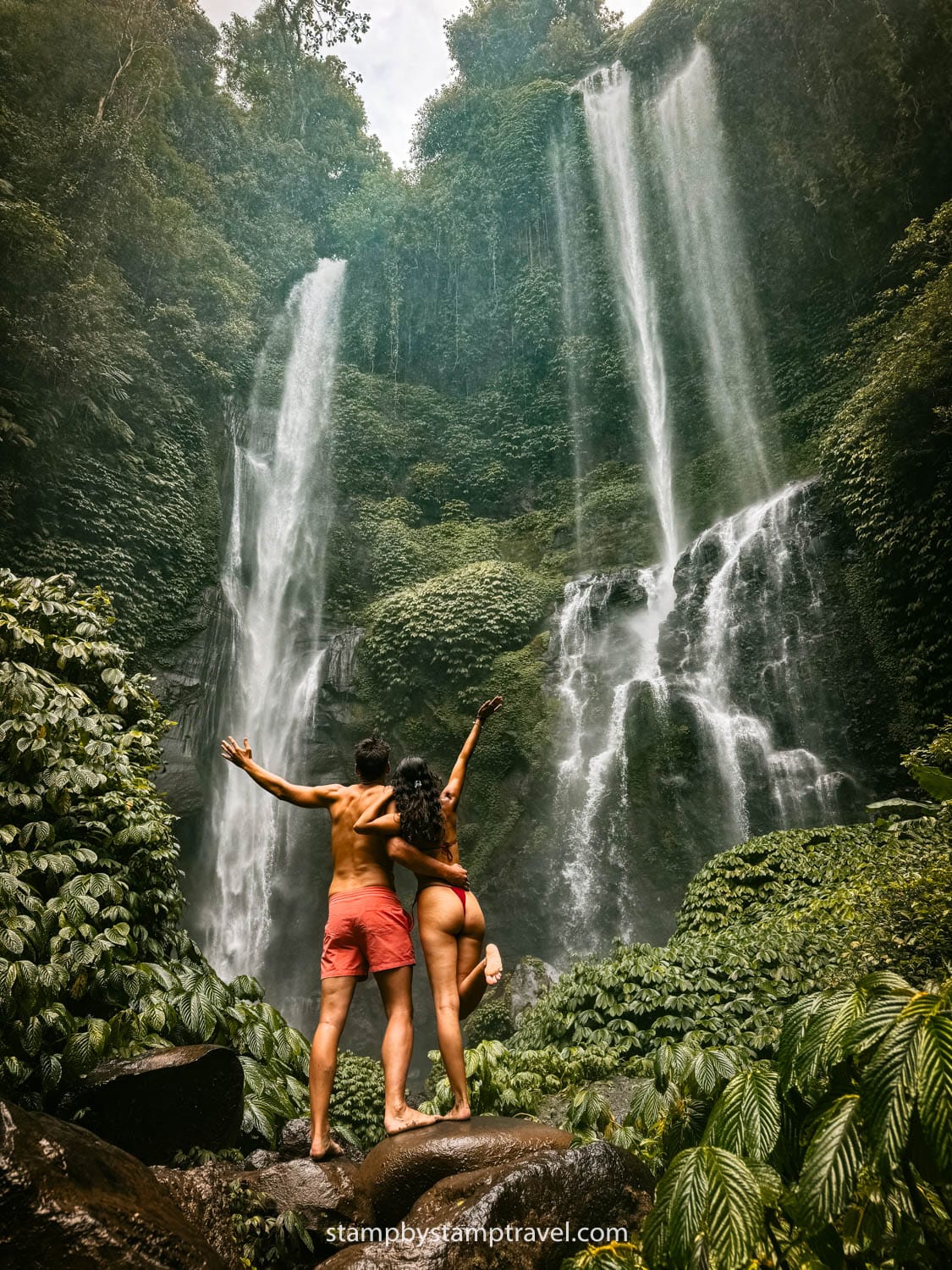 Cacada de Sekumpul en Bali