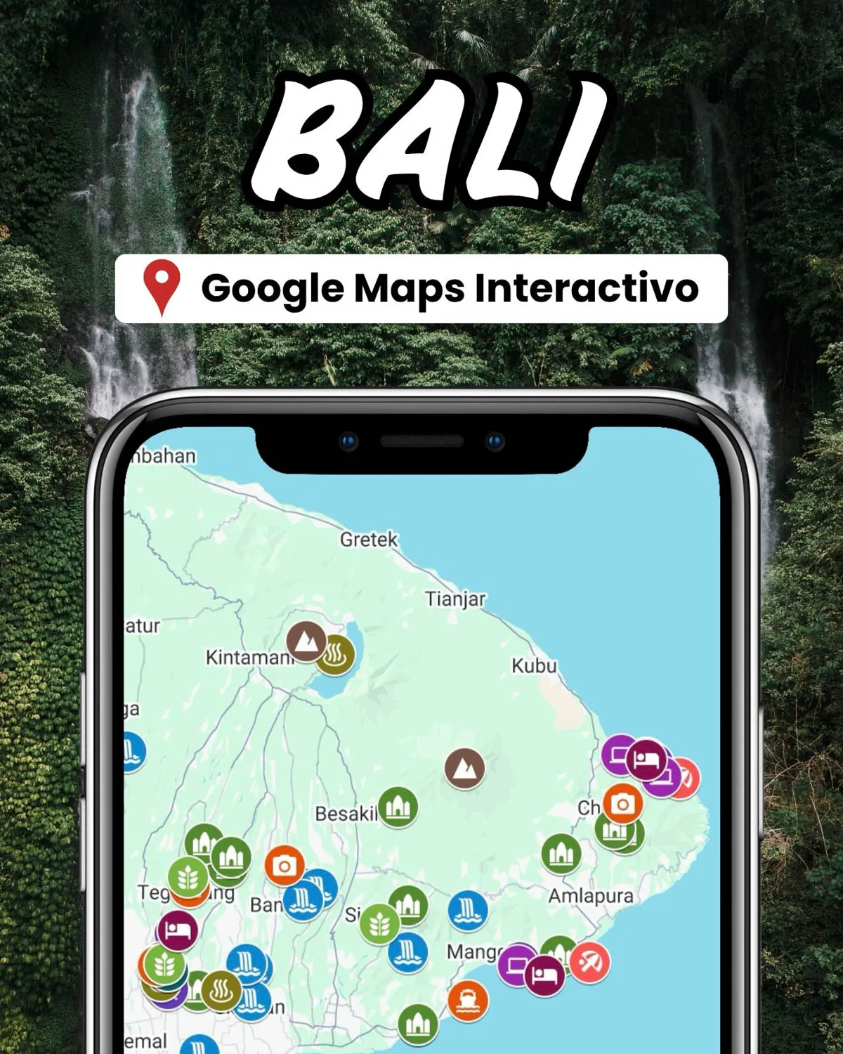 Mapa Interactivo de Bali