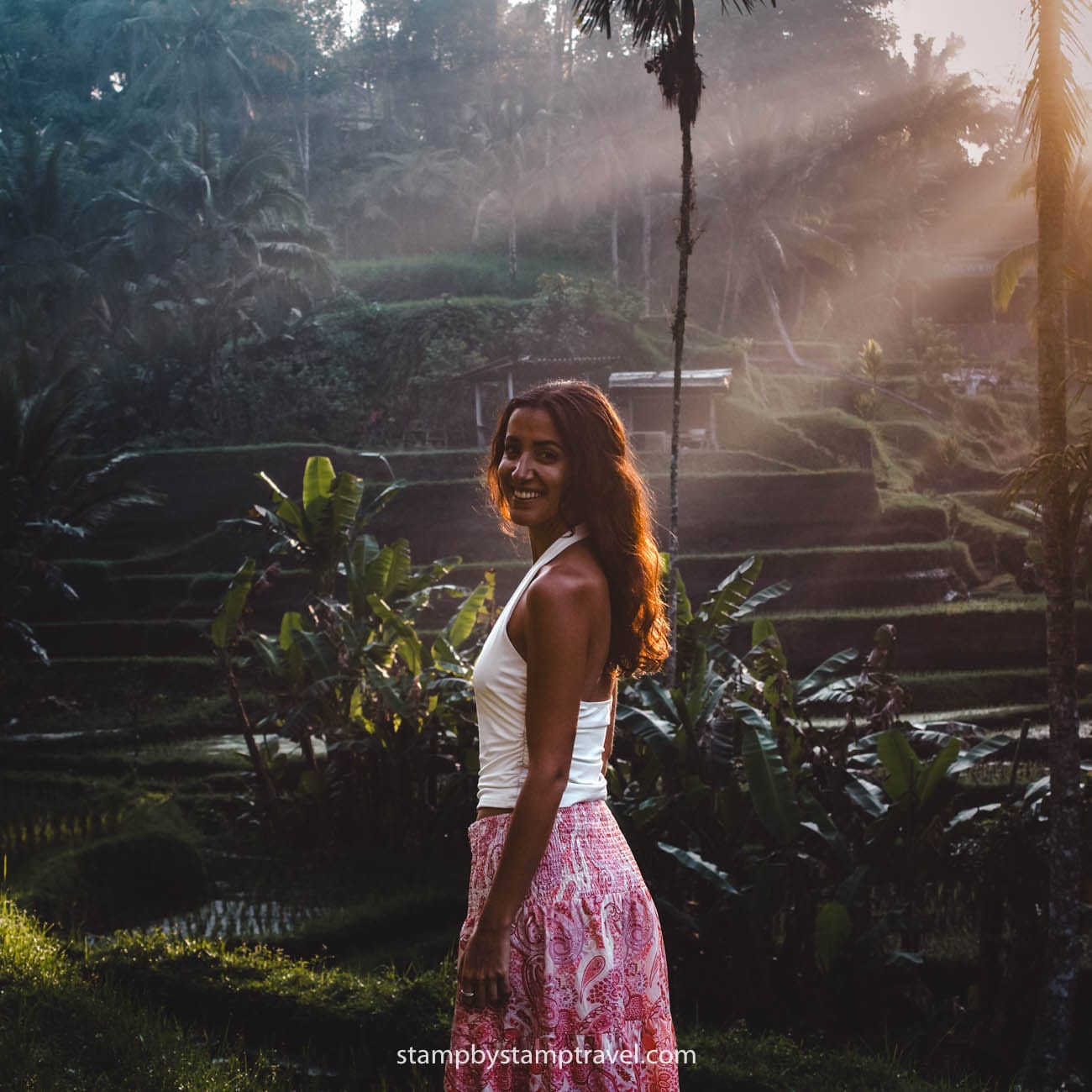 Leyre visitando Ubud
