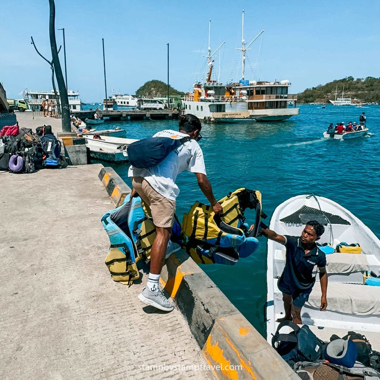Llegada al Parque Nacional de Komodo