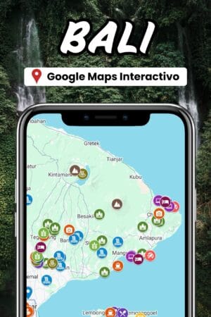Mapa de Bali para Google Maps