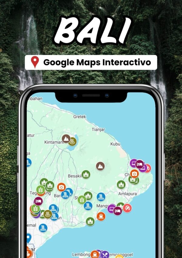 Mapa de Bali para Google Maps