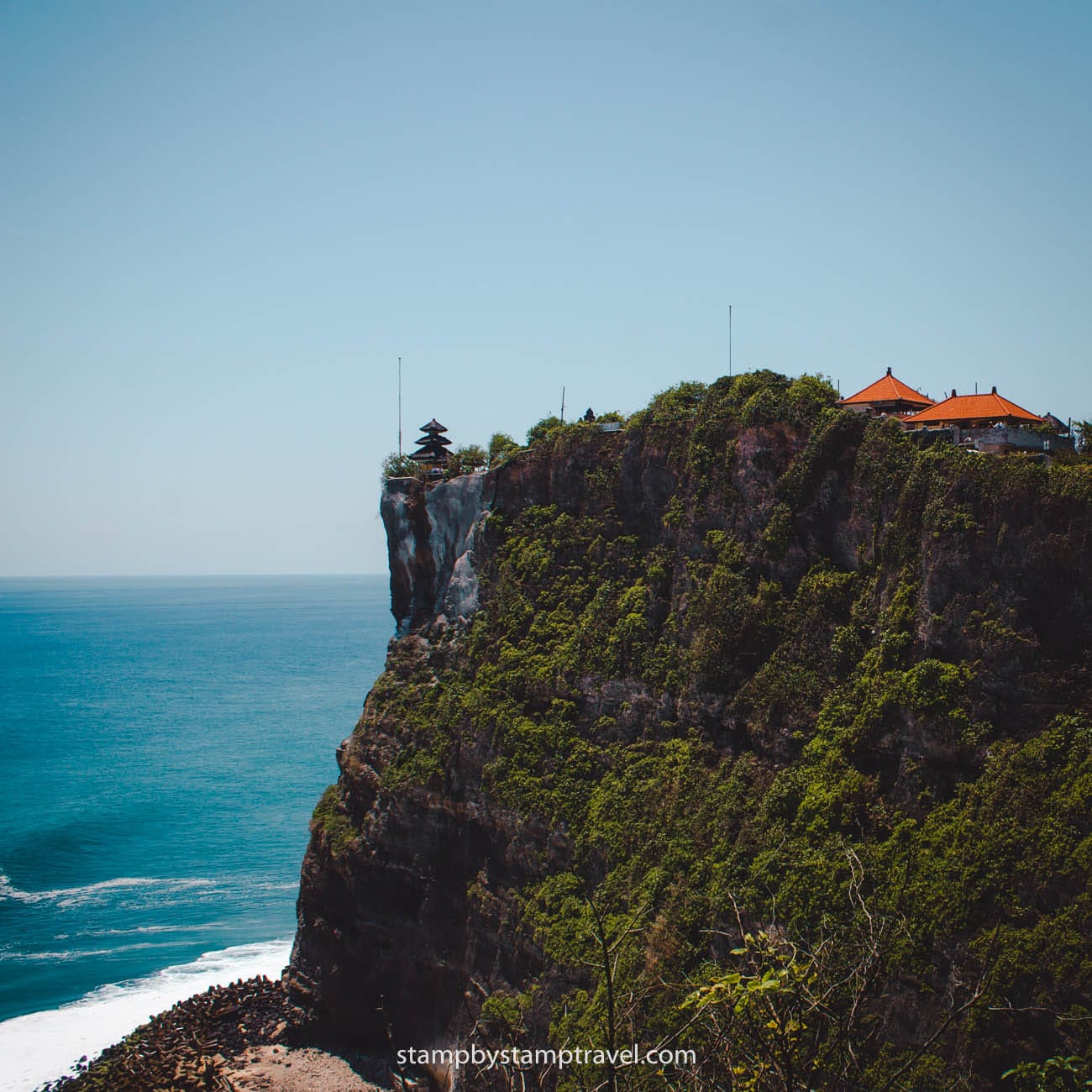 El templo de Uluwatu en Bali