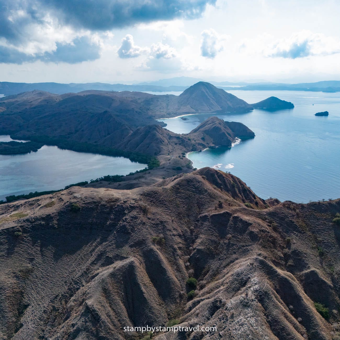 Vistas del parque nacional de Komodo
