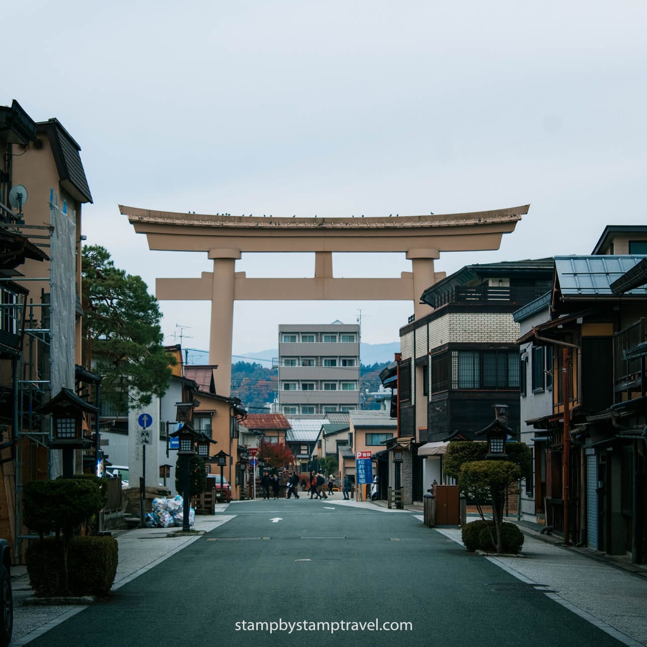 Calles de Takayama en los Alpes Japoneses