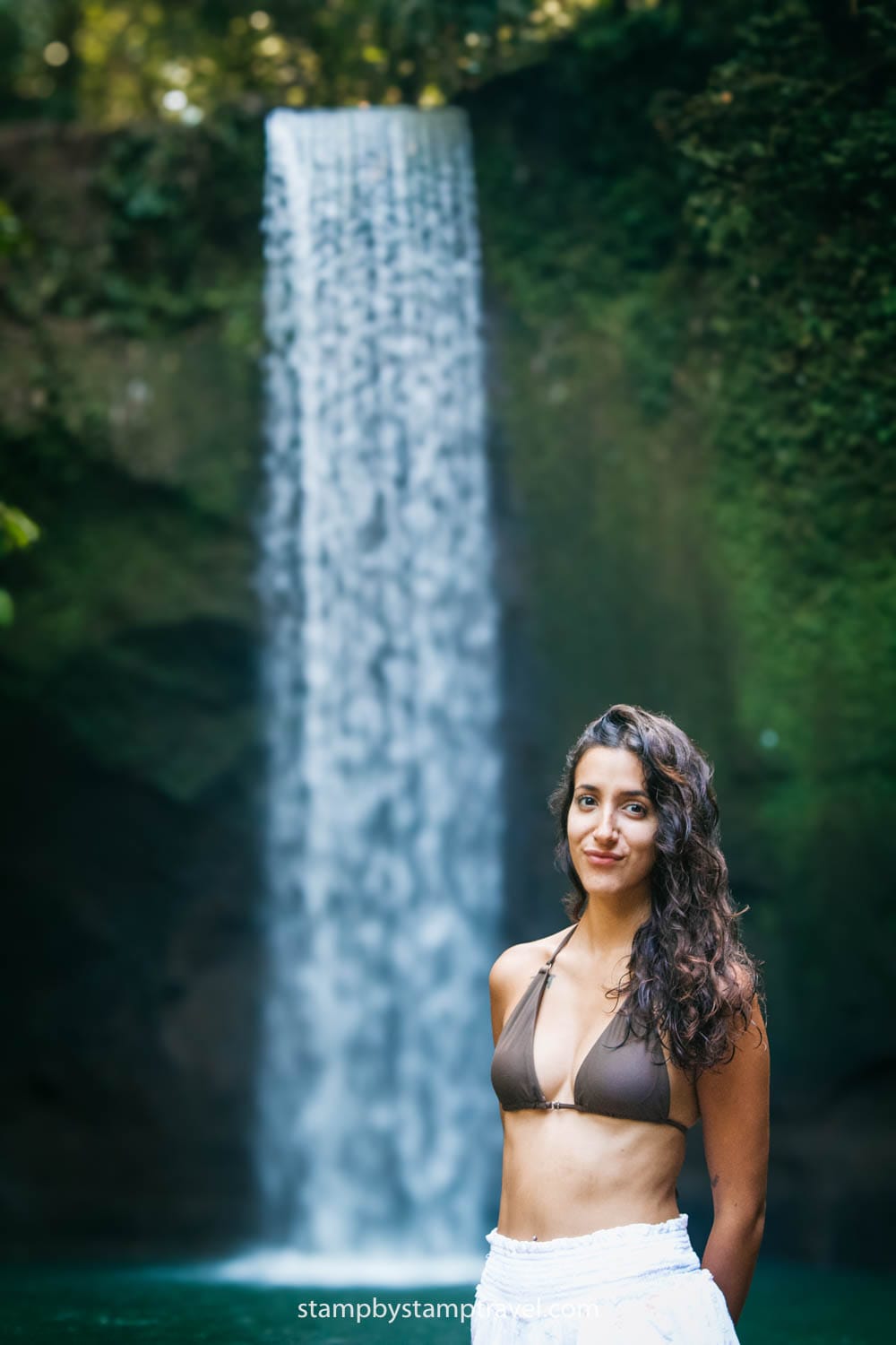 Cascada Tibumana en el itinerario de Bali en 10 días